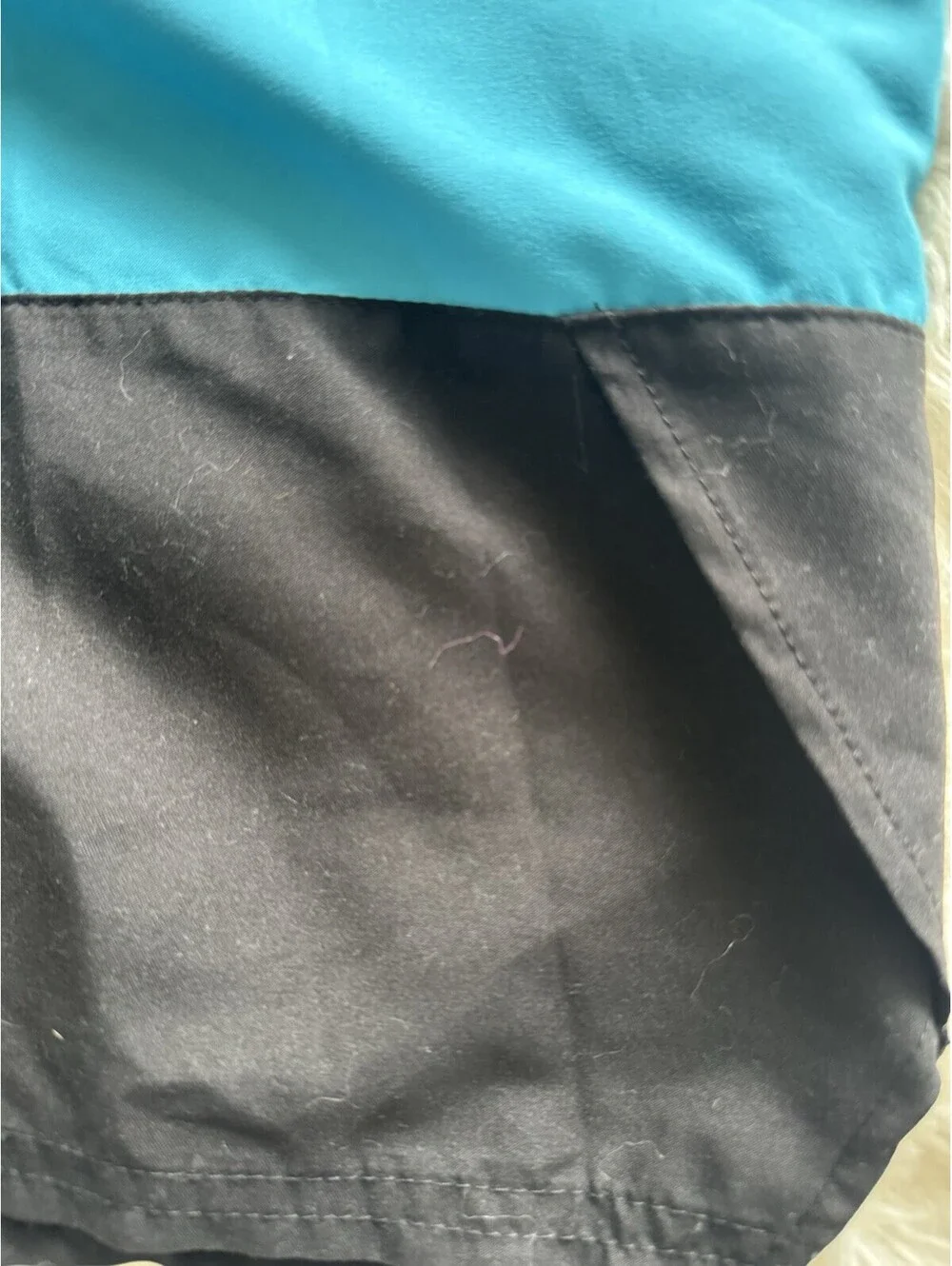 NWT- Nike Mens Sz M Swim Bottom Board Shorts Swim Trunks NESSA568-480 Black Blue